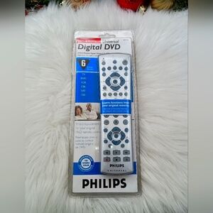 Philips Universal Remote Control - White and Blue